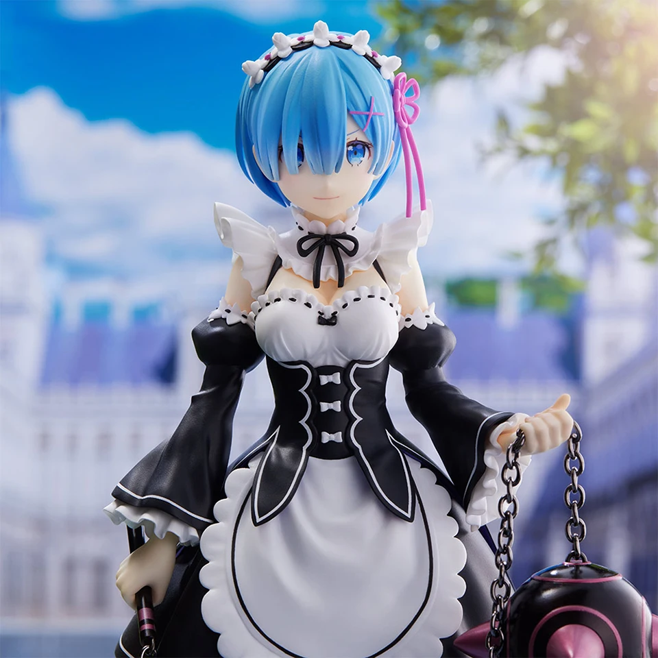 Oryginalne oryginalne Furyu Re: Zero zaczynając życie w innym świecie 30cm Rem Bunny Girls Ver PVC Model postaci lalki