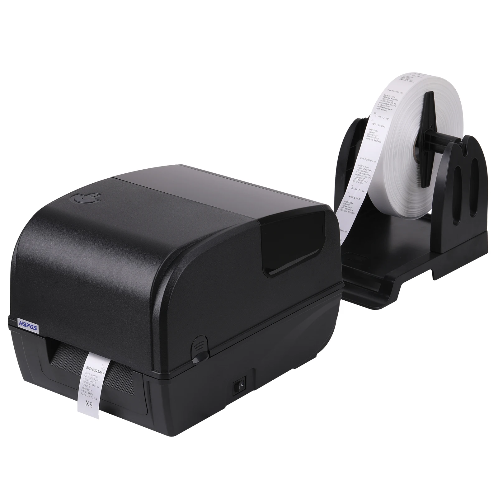 ATV&UTV4inch Thermal Transfer Label Printer 110mm Shipping Label Printer 203dpi Washing Care Label Printer for Clothing Store