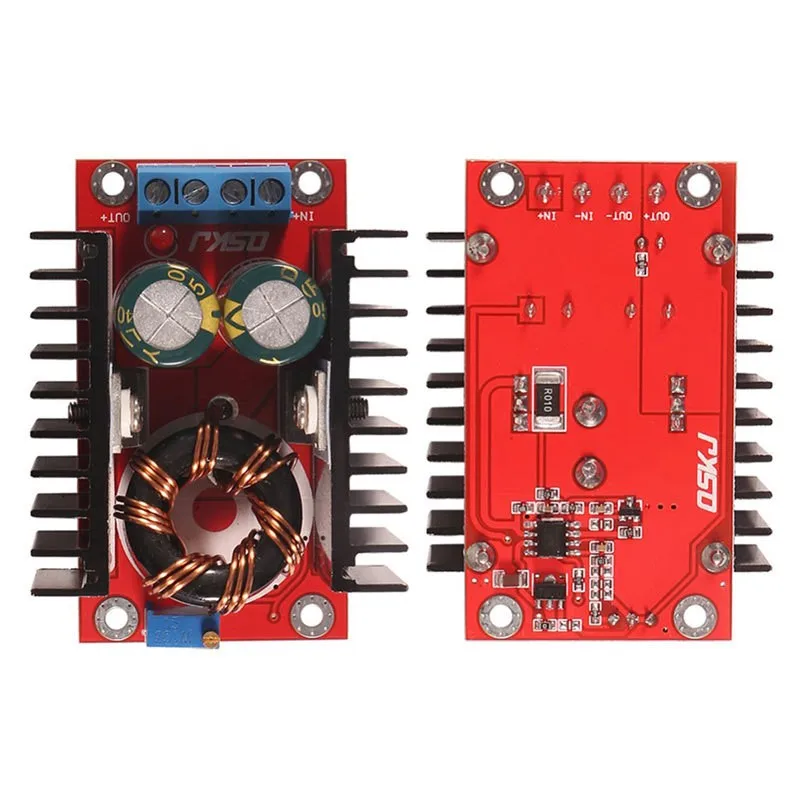 10-30V to 12-35V Step Up CV CC 150W 10A DC DC Boost Converter Car Power Supply LED Driver Charger Module