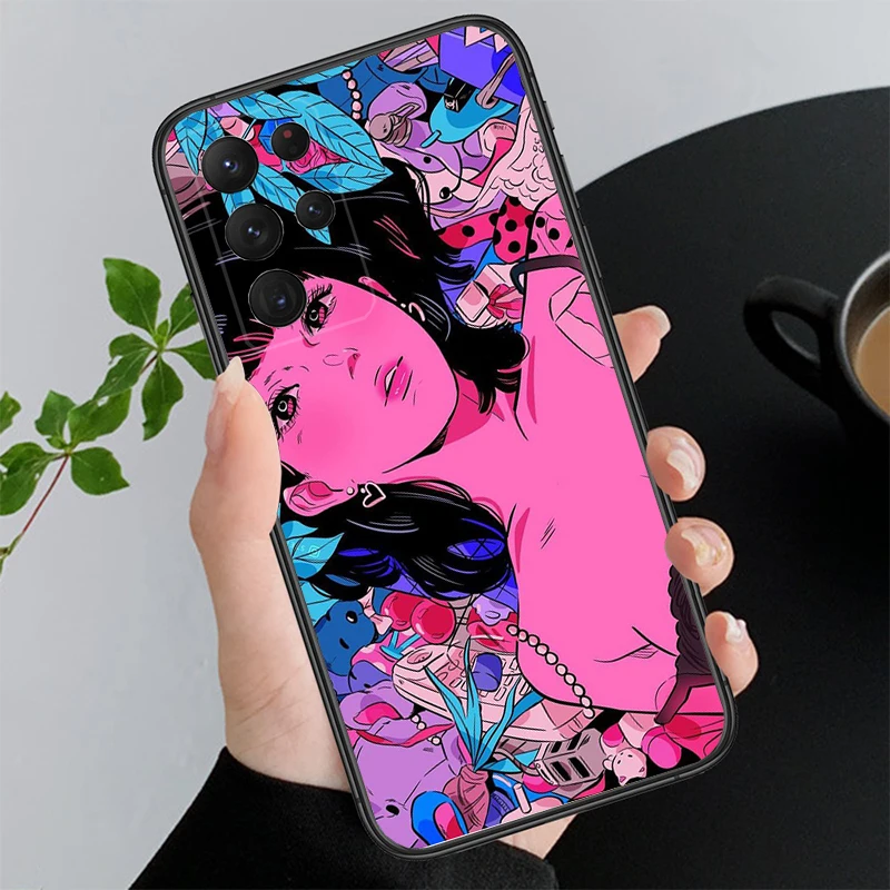 Perfect Blue Anime Phone Case For S24 S23 S22 S21 S20 Ultra S20 S22 S21 S23 S20 FE S24 Plus