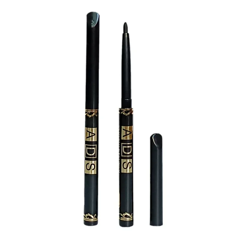 ADS Set di penne per colla automatica per eyeliner 2 pezzi Matita per sopracciglia facile da applicare Strumenti per il trucco Nero Marrone per una comoda bellezza Routin