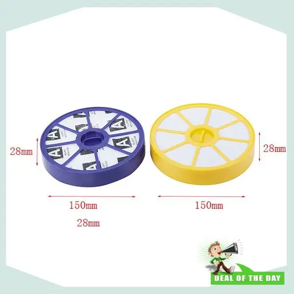 مجموعة مرشح HEPA الأمامي والخلفي لـ Dyson DC05 DC08 DC15 DC19 DC20 DC21 قبل وبعد، محرك علوي وسفلي Alle