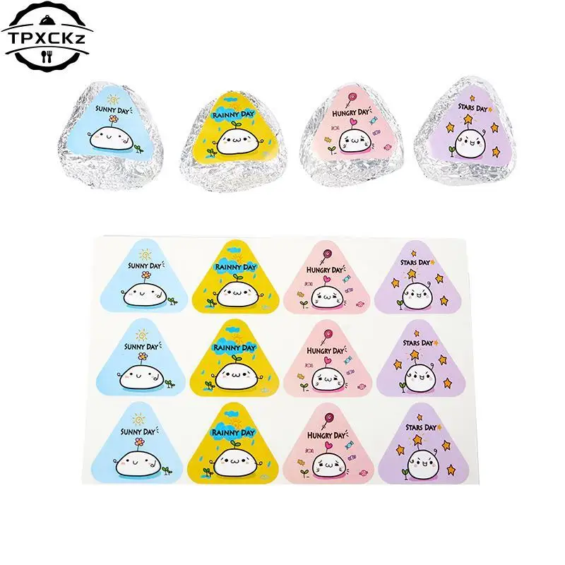 Triangle Rice Ball Packing Bag Stickers Nori Seaweed Onigiri Sushi Bag Stickers Sushi Making Mold Tools Bento Accessories