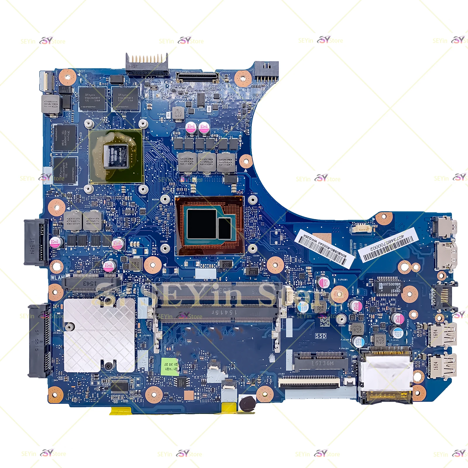 N551J Mainboard For ASUS N551JM G551JM G551JX G551JW G551JB N551JW N551JX N551JK N551JB Motherboard I7 I5 GTX950 GTX960 Original