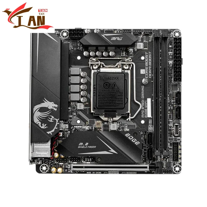 

Для mpg b460i Gaming Edge WiFi материнская плата 64 ГБ M.2 HDMI LGA 1200 DDR4 mini-itx B460 материнская плата 100% протестирована, полностью работает, загар.