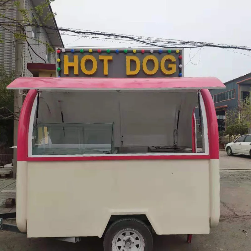 Ice Cream Mobile Food Truck With Full Kitchen Equipment For Good Price