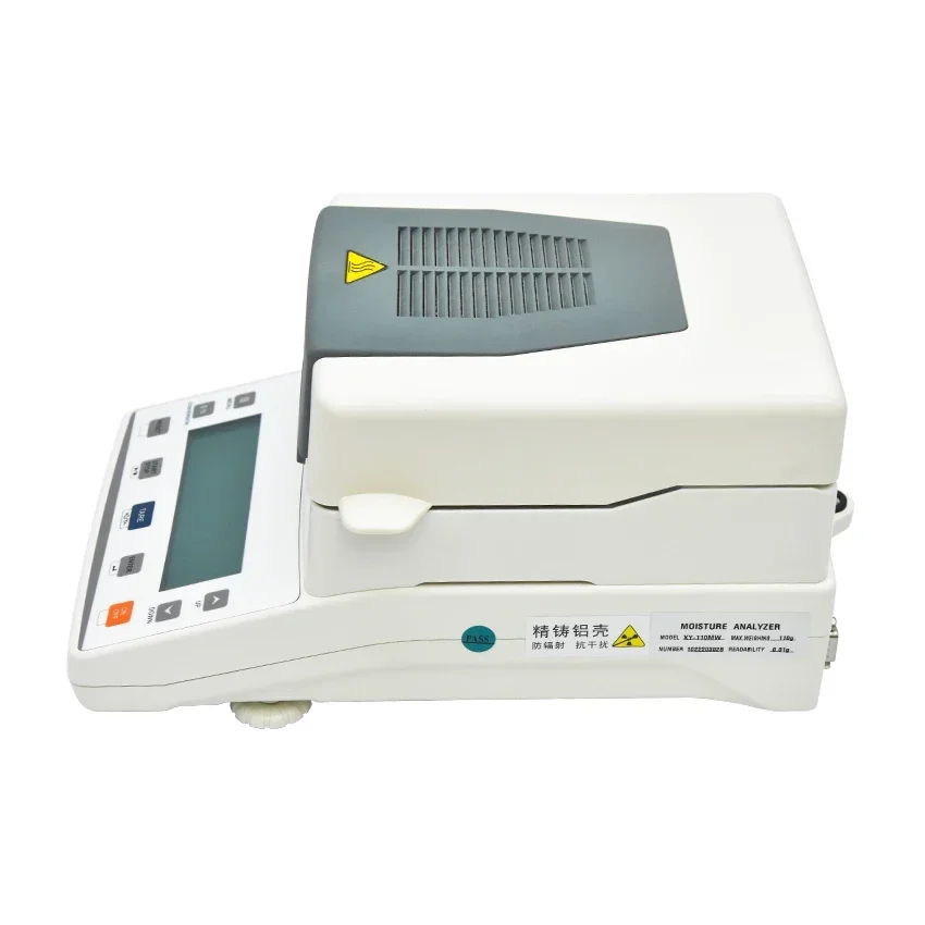 110g 0.01g Lab Moisture Analyzer Tester Digital Laboratory 100% Moisture Balance Halogen Moisture Analyzer Meter for Grain Food