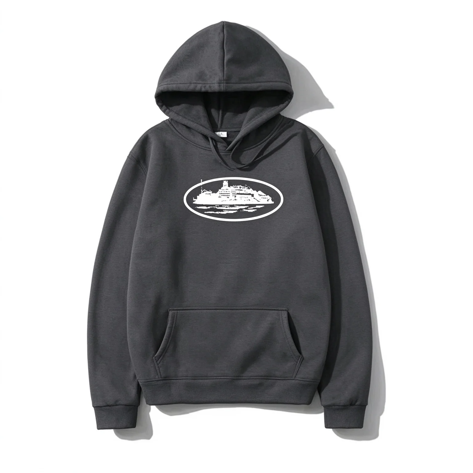 Yacht Graphic Black Hoodie Men Women Nautical Style Casual Hooded Sweatshirt Sailing Enthusiast Fashion Streetwear Top