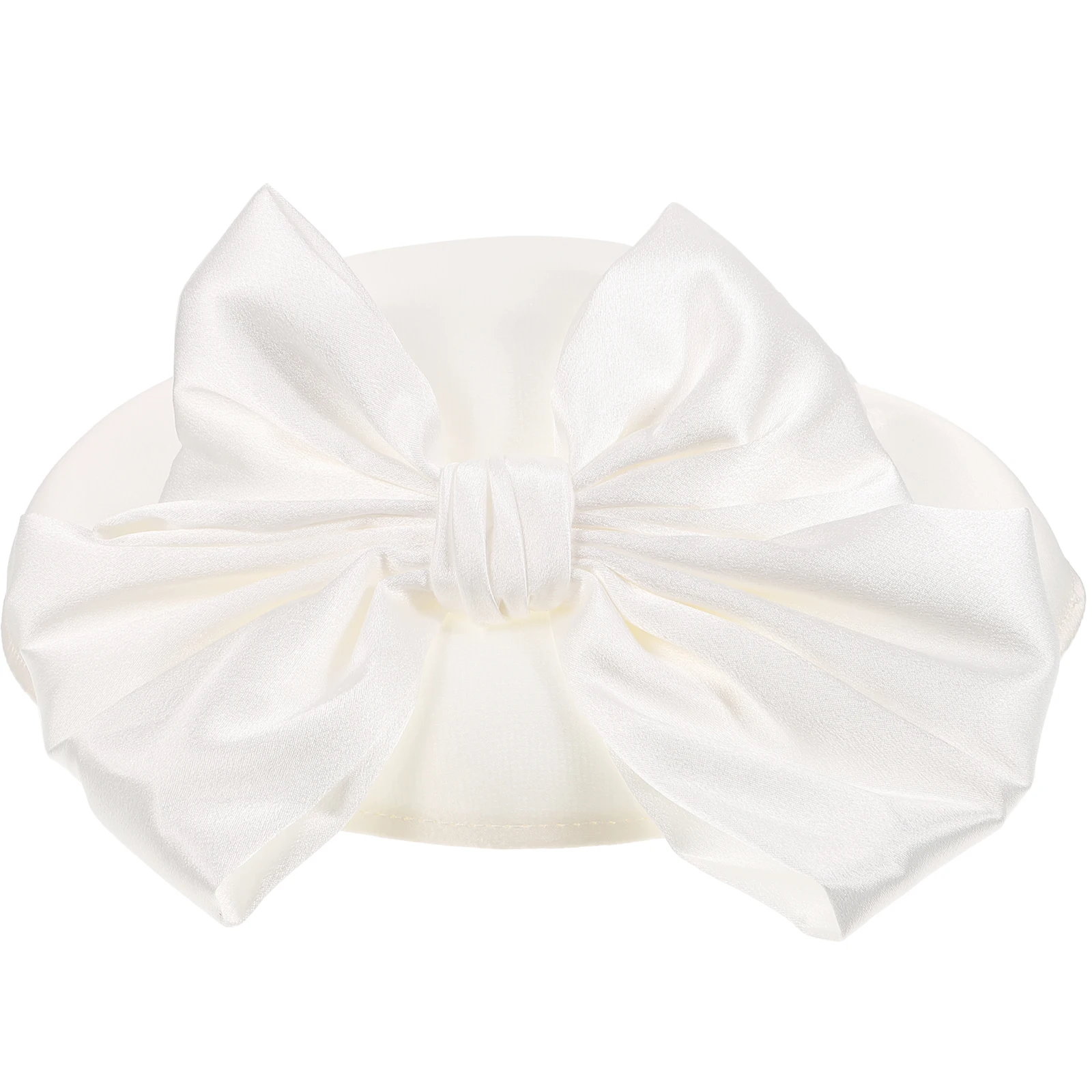 

Elegant For Women Bridal Party Fascinator Halloween Costume Hat Fashionable Bowler White Perfect Wedding Accessory Party