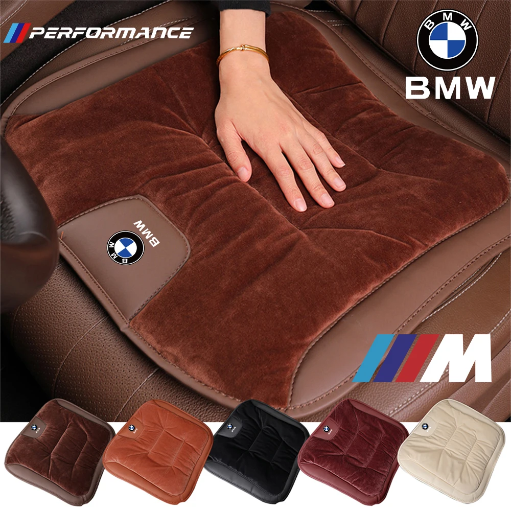 Car Exclusive Seat Cover Flannel Soft Breathable Seat Cushion For BMW M Performance M3 M5 M6 F01 F20 F10 F16 F30 F31 F48 E28 E30