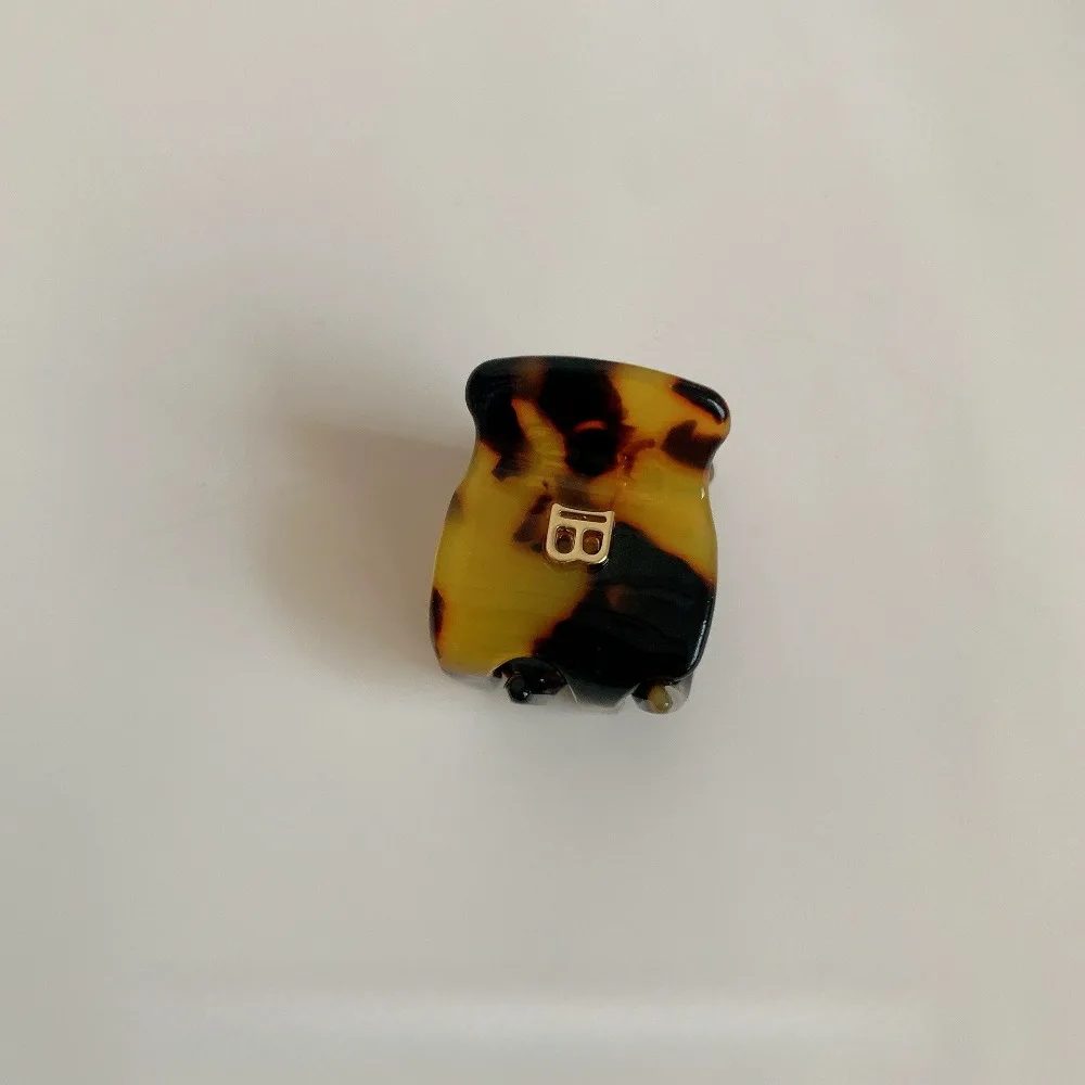 Koreanische Version der Buchstabe-B-Haarspange, Acetat-Haarklammer, Mädchen-Hochpferdeschwanz-Haarspange, Premium-Haaraccessoires, Krabben-Haarspange
