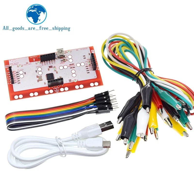 سلك توصيل بمشبك التمساح + لوحة تحكم قياسية لتقوم بها بنفسك عدة + كابل USB لـ UNOR3، Mega 2650، نانو لهدية الطفل