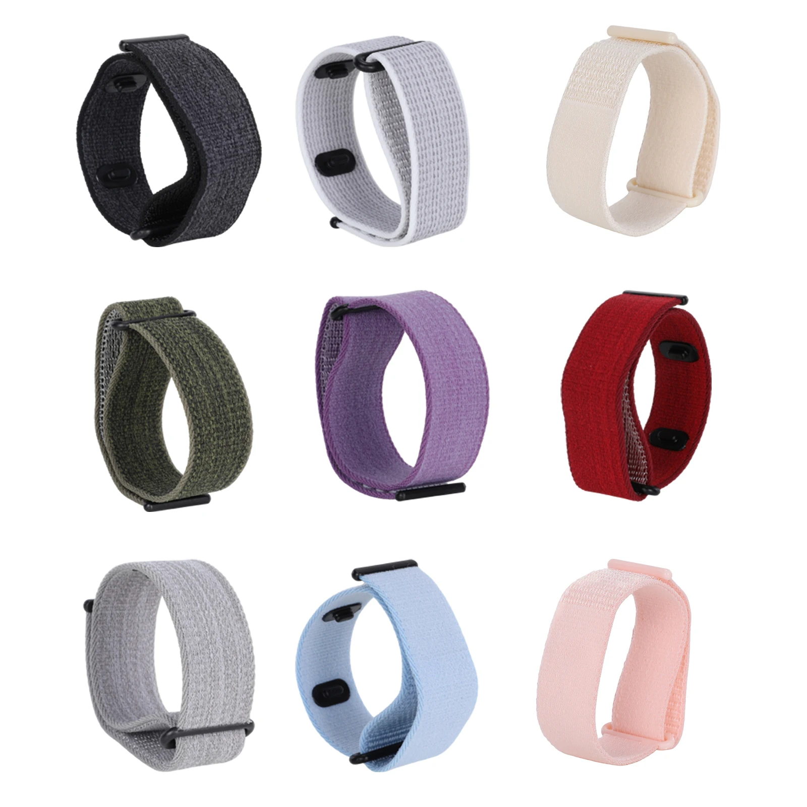 Running Sport Band for Hume Band 2.0 Braided Nylon Adjustable Breathable Sweat-wicking Wristband Sleep Tracking