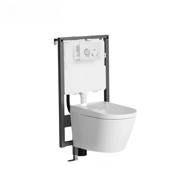 European Standard Intelligent Smart Toilet Wall Hung Toilet Wall Mounted Intelligent Wc Smart Toilet