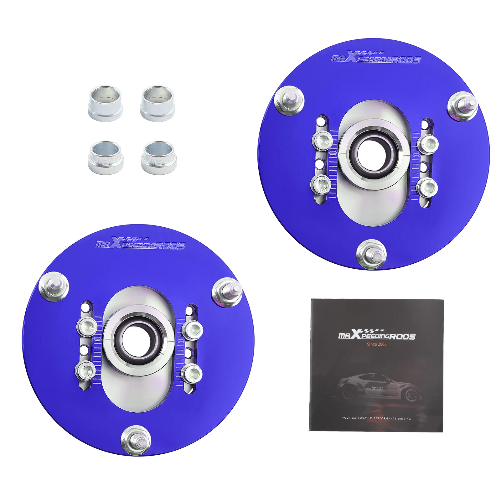 

MaXpeedingrods Adjustable Top Mount Camber Plates for 3 Series E46 1998-2005