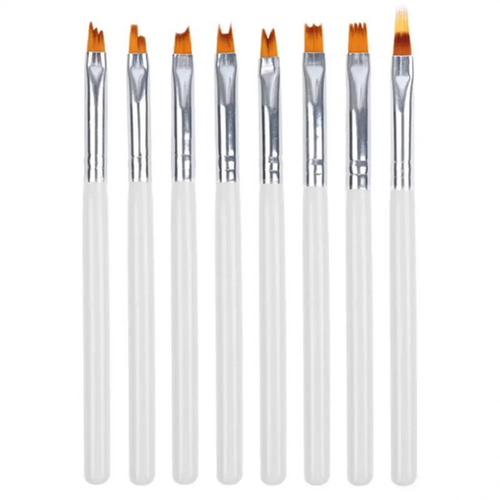 1/3/5SETS Acrylic Drawing Brushes Professional Efficient Uv Gel Drawing Brushes Nail Art Brushes Salon Trendy Uv Gel