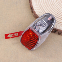 Bicycle Taillight Solar Energy Cycling Rear Light Road Mountain Bike Solar Energy Tail Light Night Cycling Safety Red Lamp