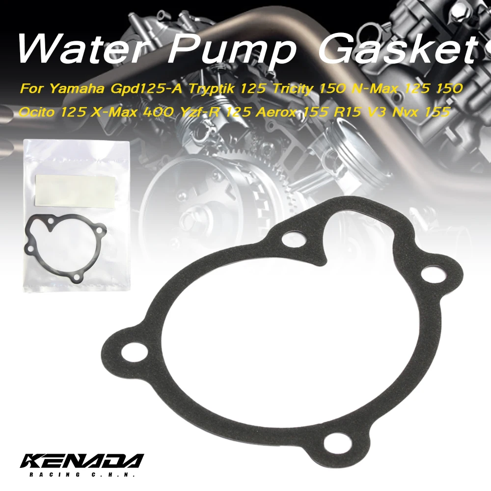 Water Pump Gasket Housing Cover For Yamaha Gpd125-A Tryptik 125 150 N-Max 125 150 X-Max 400 Yzf-R 125 Aerox 155 R15 V3 Nvx 155