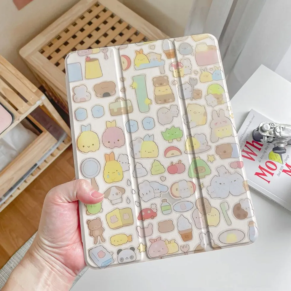 

For iPad Air 11 2024 Cover For iPad mini 7 6 Cases 10.9 Air 4 5 Pro 11in M4 Pro 11 12.9 13 pro 13 2024 M4 Cover