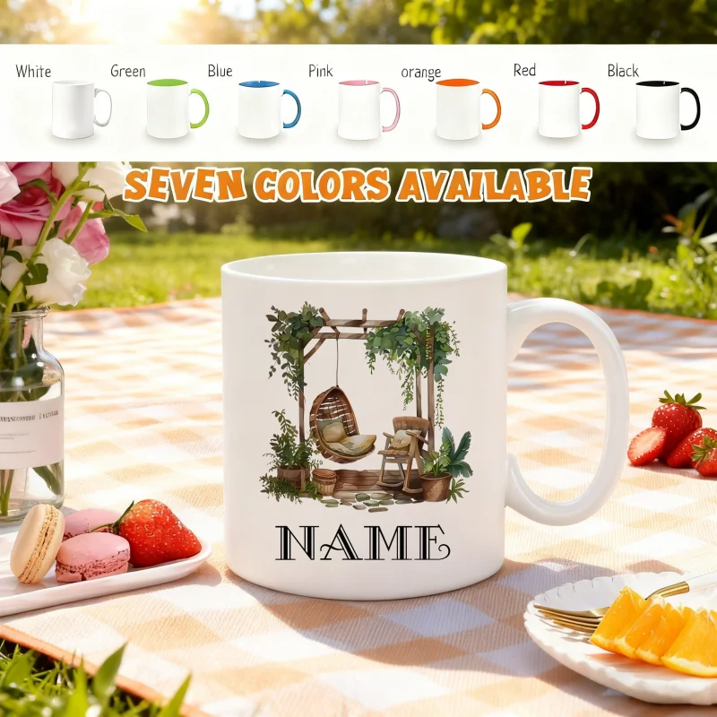 Coffee Tea For Garden - 맞춤형 정원 파티오용 행잉 체어 머그컵