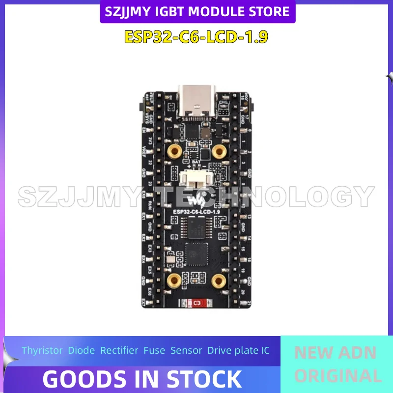 ESP32-C6 1.9-inch LCD display development board with 262K color WiFi 6 Type-C interface  NEW ORIGINAL IN STOCK