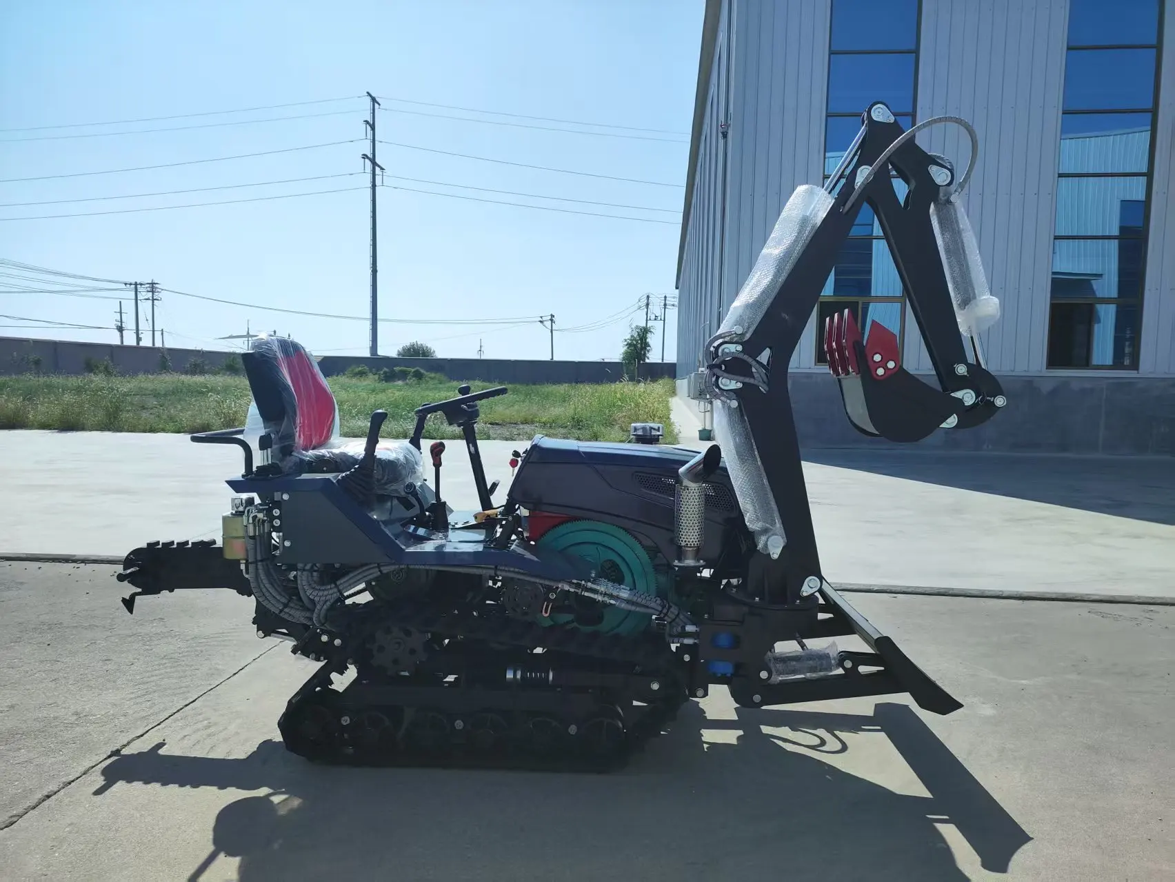 Hot Sale High Performance Crawler Tractor, Strong Power Agricultural Cultivation Machine, Free Shipping