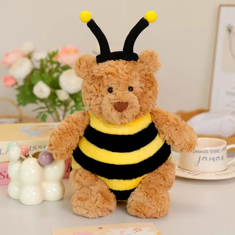 

Jellycat New Fun Barcelona Bear Handheld Flower Doll Stuffed Plush Toy Doll Cartoon Anime Cute Children's Birthday Gift Doll