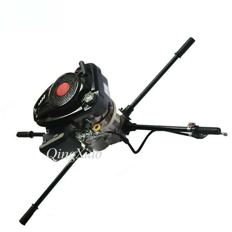 Four‑stroke 196C High Power Earth Auger Hole Digger Planting Machine Electric Pole Pile Driver Ground Drilling Machine
