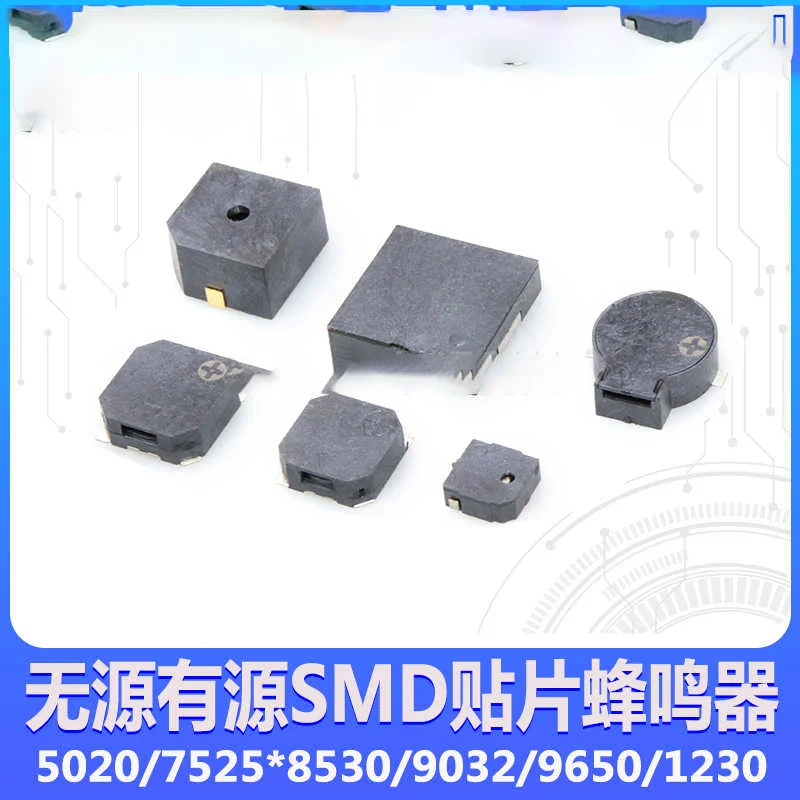 MLT-5020, 7525, 8530, 9032, 1230, 9650 Surface Mount Active and Passive Beeper with Side Sound SMD