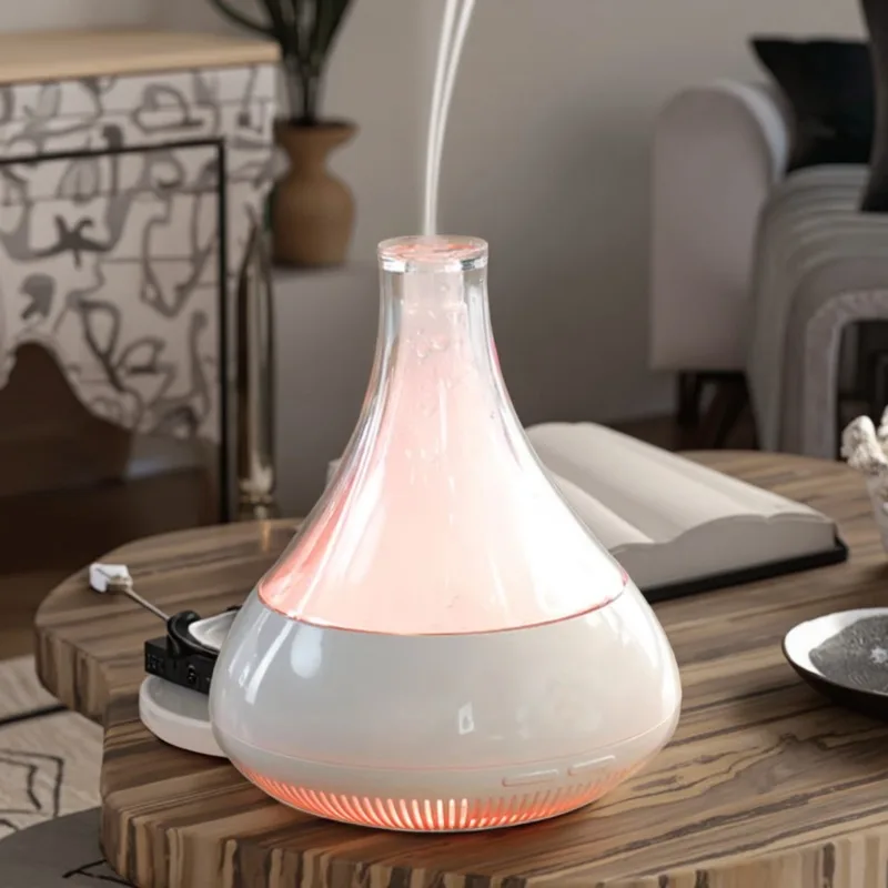 Ultrasonic diffuser cold mist humidifier for pure essential oil aromatherapy