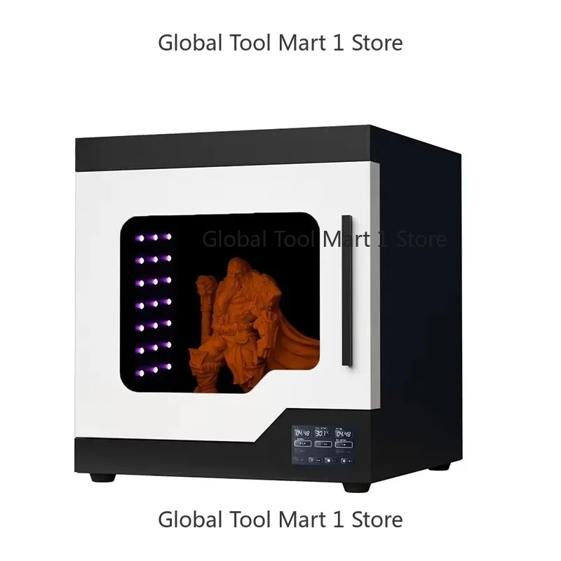 Large U-V Curing Chamber for 3- Pr-in-ting – Big Capacity Post-Cure Box with Turntable & Timer