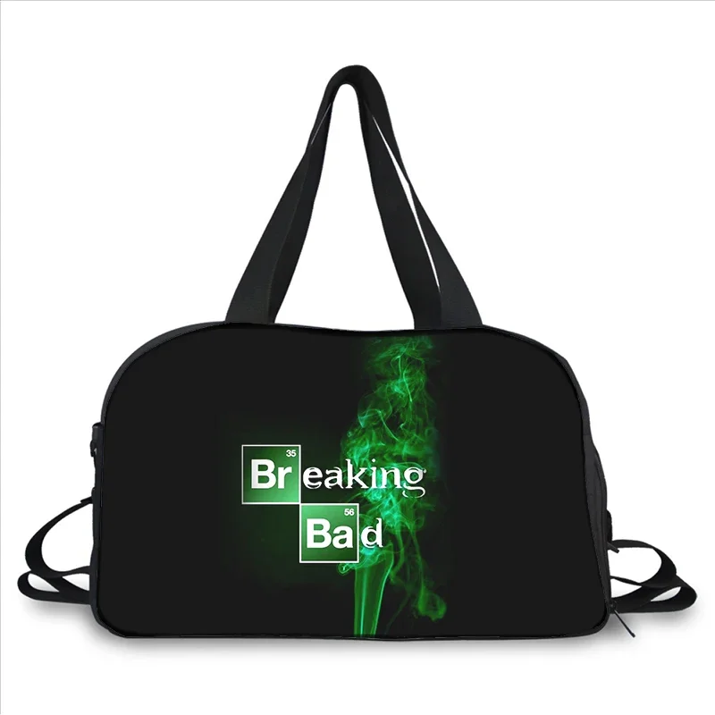 

Breaking Bad 3D printing fashion trend portable large capacity multi-function messenger bag travel bag