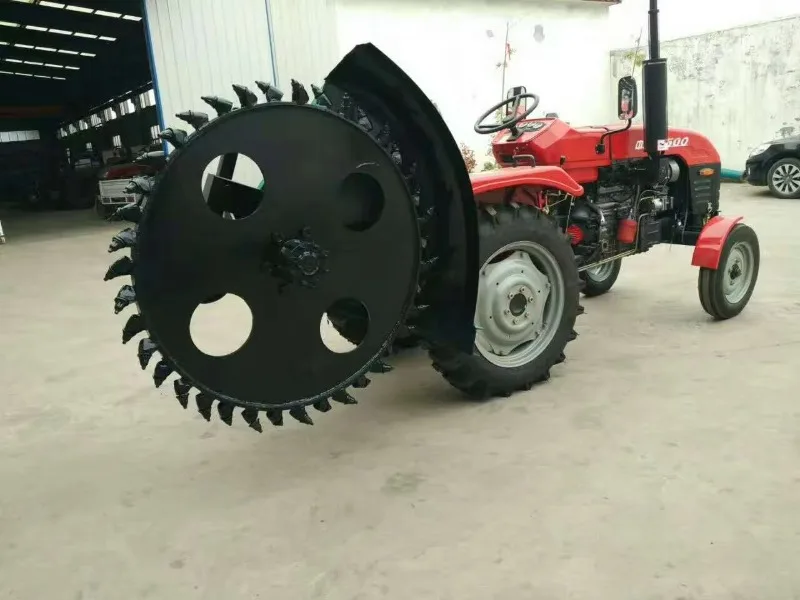 High Efficiency Disc Trencher Water Pipe Trenching Equipment Wheel Disc Trencher Ditcher Machine Trenching Machines