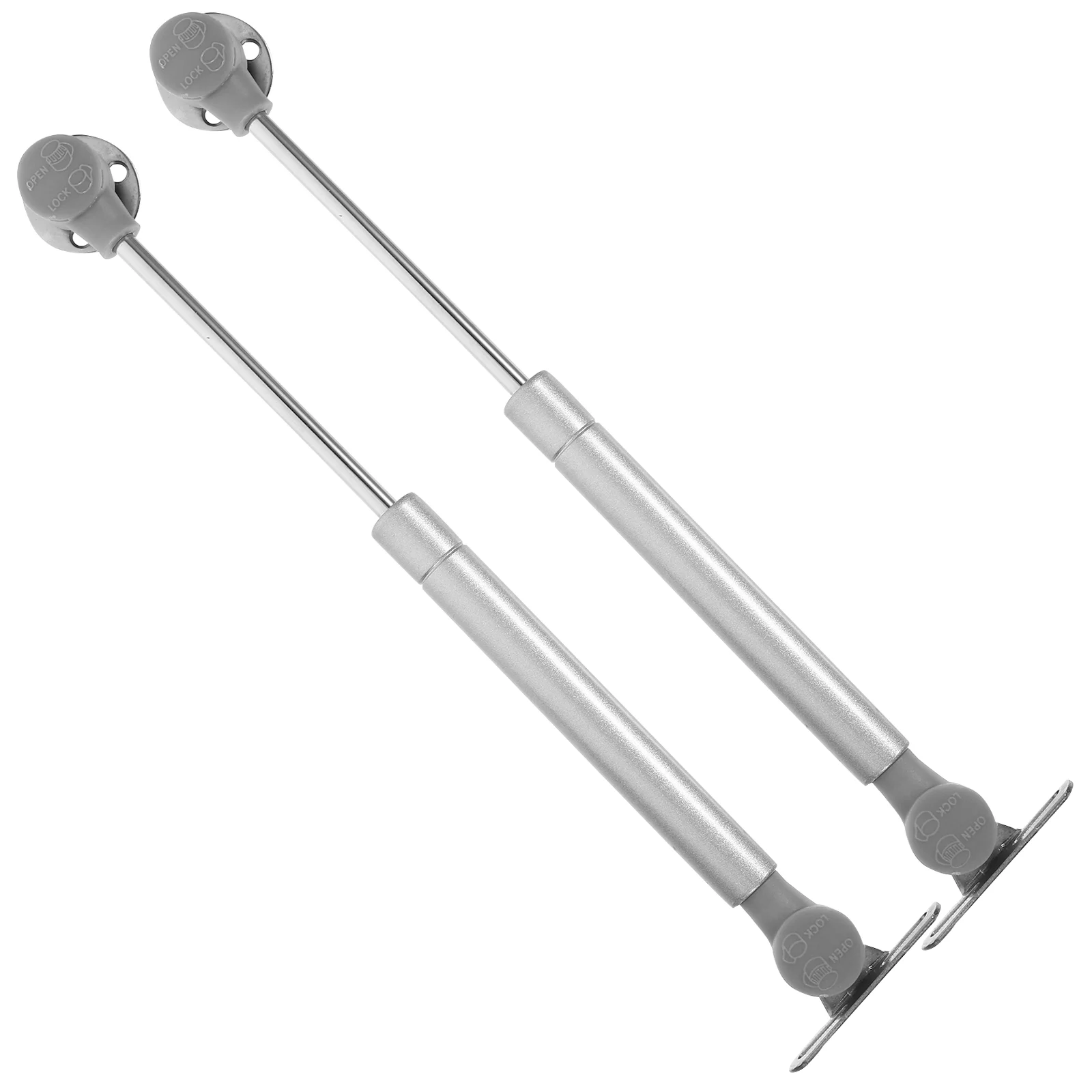 Gas Spring Strut Hydraulic Support Rod Kitchen Cabinet Hinges Pressure Silver Cold Rolled Steel