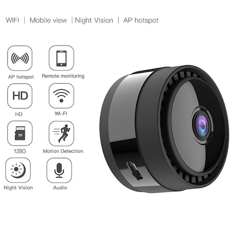 

Full HD 1080P 2MP Camera Wifi Wireless Smart Home Night View Monitoring Cam Motion Detection Indoor Outdoor Security Protection