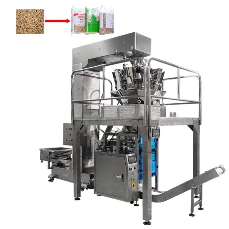 Multifunctional Quantitative Granule Packaging Machine 5kg Large Bag Weighing Machine For Food Cereal Peanut Rice Cat Litter