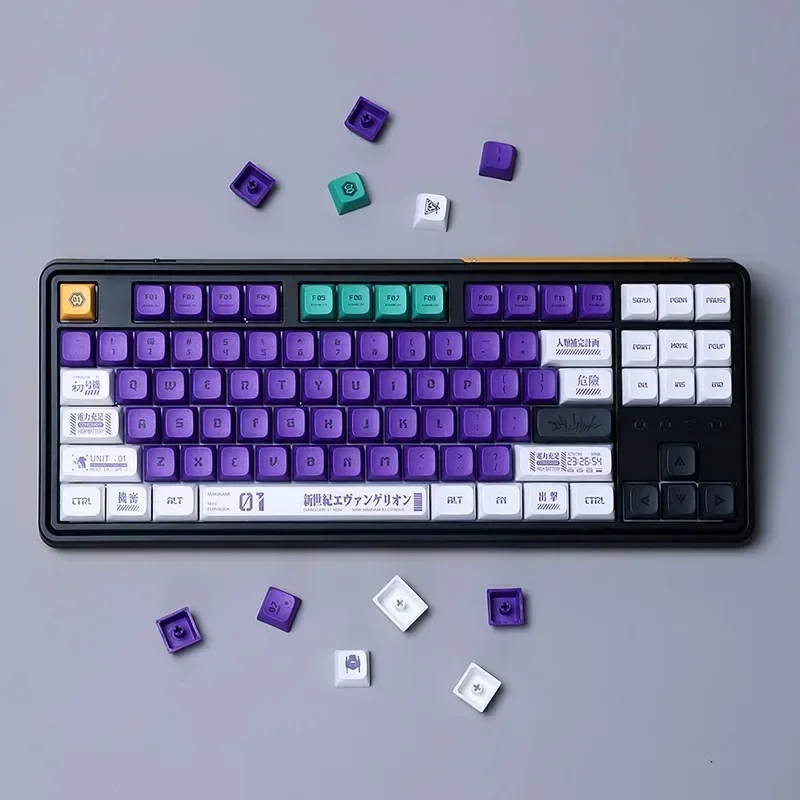 Original EVA No. 1 Machine Keycap PBT Material XDA Height Ball Cap Sublimation Customized Diy Mechanical Keyboard Keycap