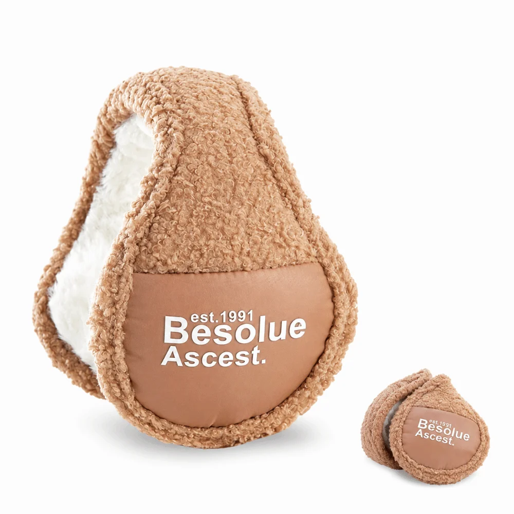 Fashion Warm Winter Earmuffs Faux Fur Folding Earflap Protection Portable Cold Protection Ear Warmer Outdoor