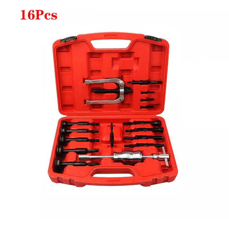 16pcs Bearing Remover Inner Disassemble Bearing Blind Hole Pilot Bearing extractor Puller Set Blind Inner Bearing Removal Tool