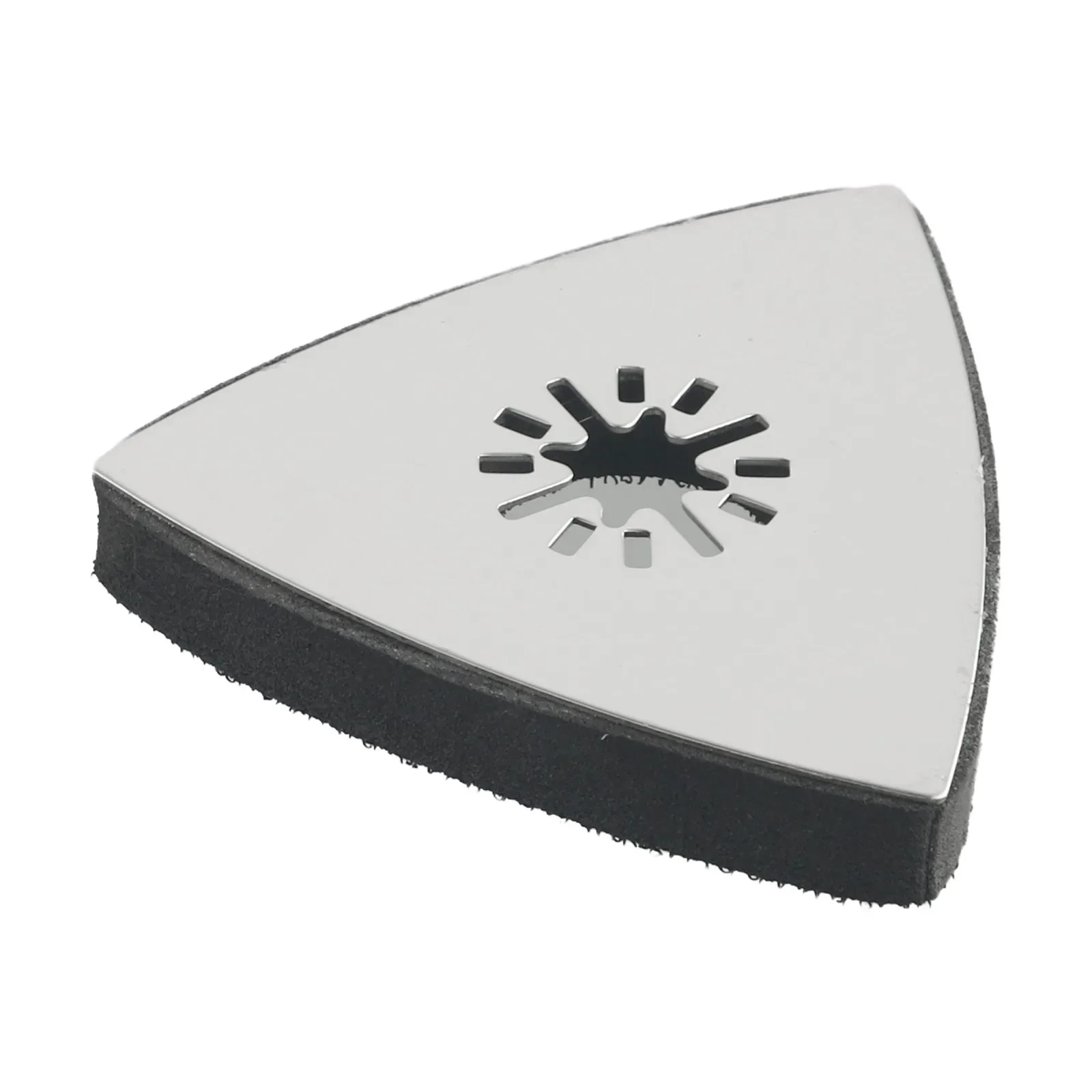 80mm Triangular Sanding Pad For Oscillating Tools Metal Backed Disc For Detail Sanding In Small Areas And Corners