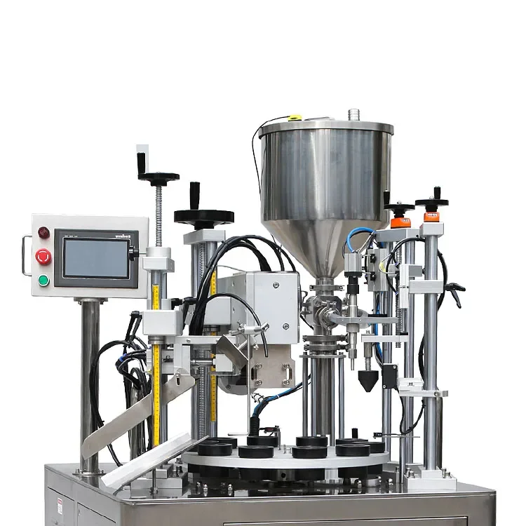 TOUFS-25 Hot Sale Semi Automatic Ultrasonic Tube Filling and Sealing Machine