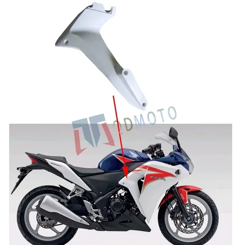 Para honda cbr250r 2011 2012 2013 2014 corpo sem pintura esquerda e direita pequena placa abs injeção carenagem acessórios da motocicleta