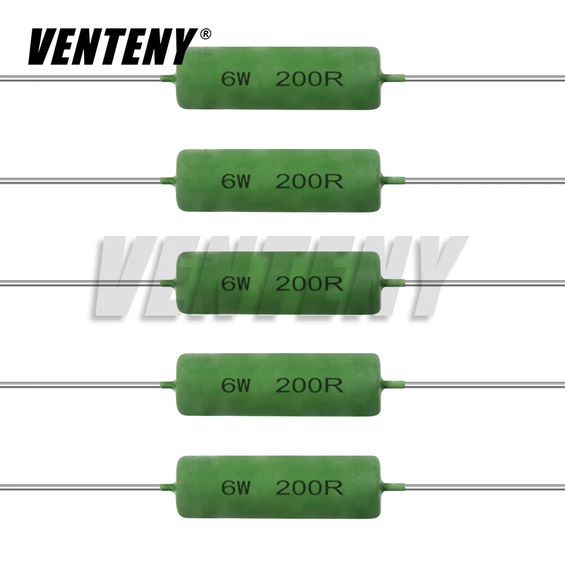 Rx21ワイヤー抵抗抵抗器、5個、5% 1r 10r 100r 1k 10k 18r 20r 22r 24r 27r 33r 36r 0.05 0.1 0.22 0.5 1 3 10 100オーム