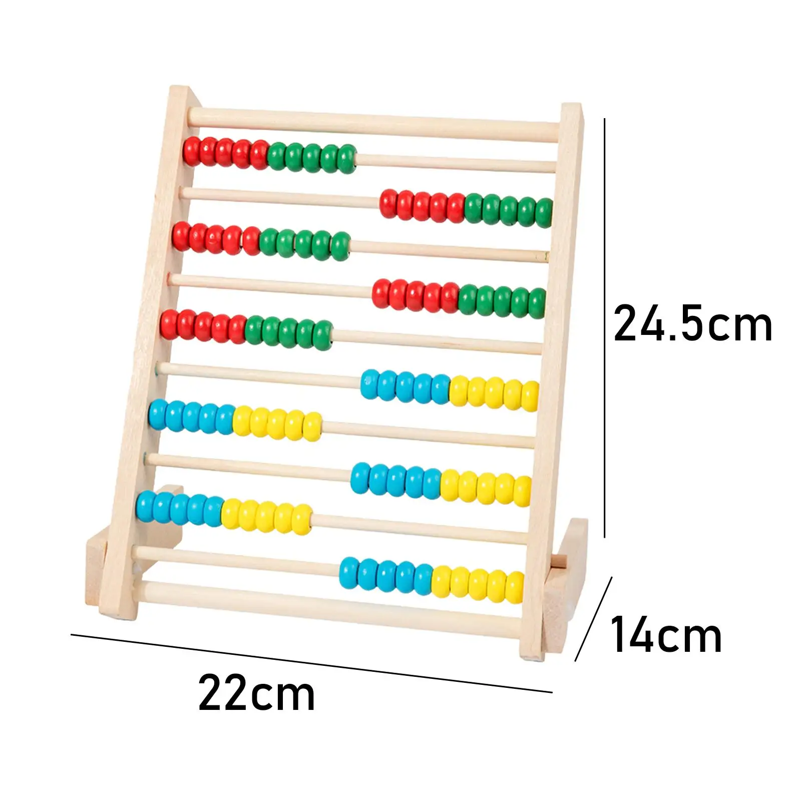 Ábaco-brinquedos portáteis contagem, montessori brinquedo, números contador