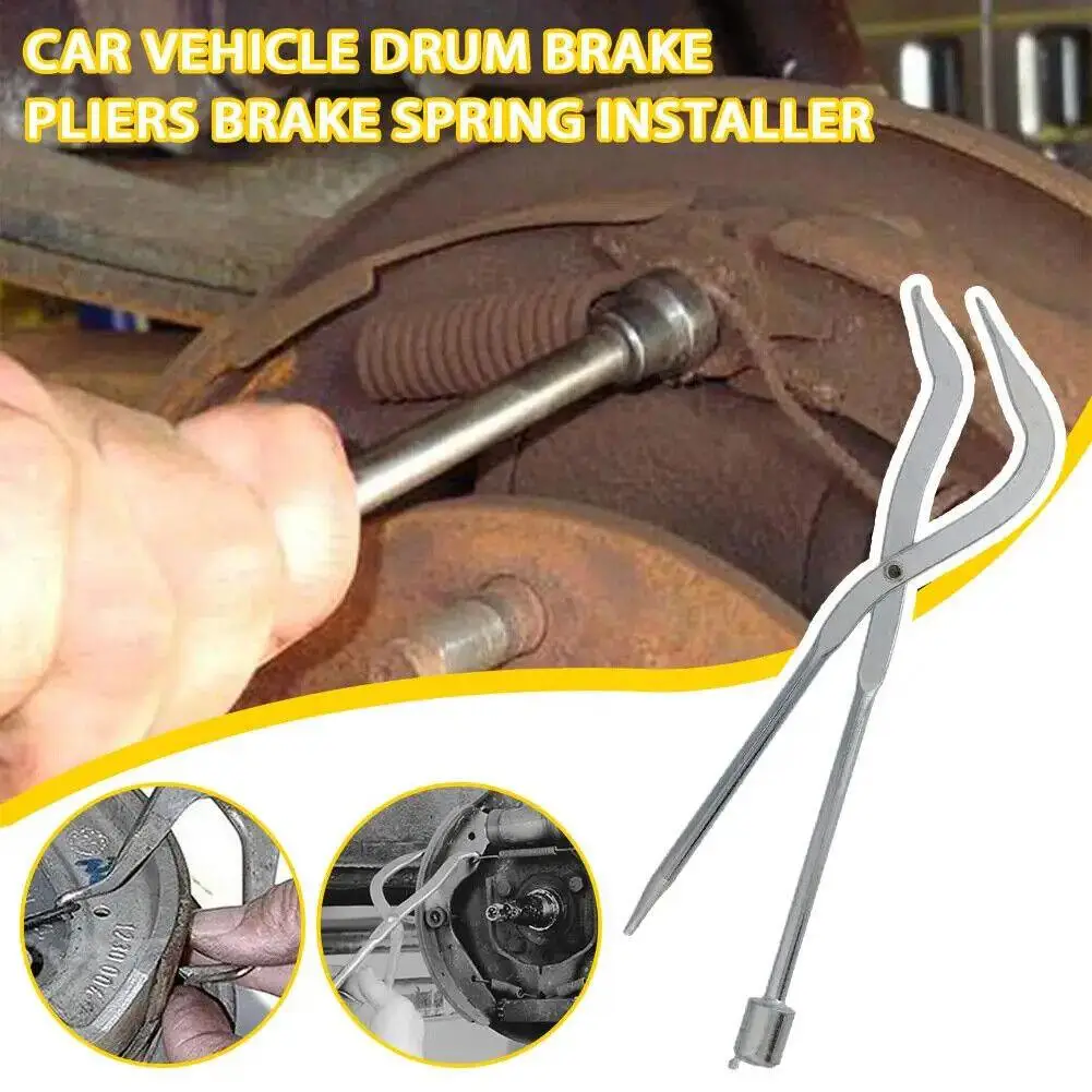 

Universal Car Brake Repair Tool - Drum Brake Remover Installer Plier For Shoe Return Spring Car Installer Workshop Tools F5G8