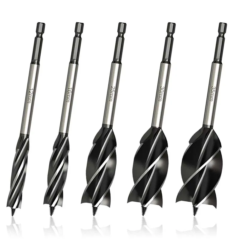 Hex Shank Carpenter Joiner Tool Twist Drill Bit Set Wood Fast Cut Auger  Drill Bit For Wood Cut Suit for woodworking