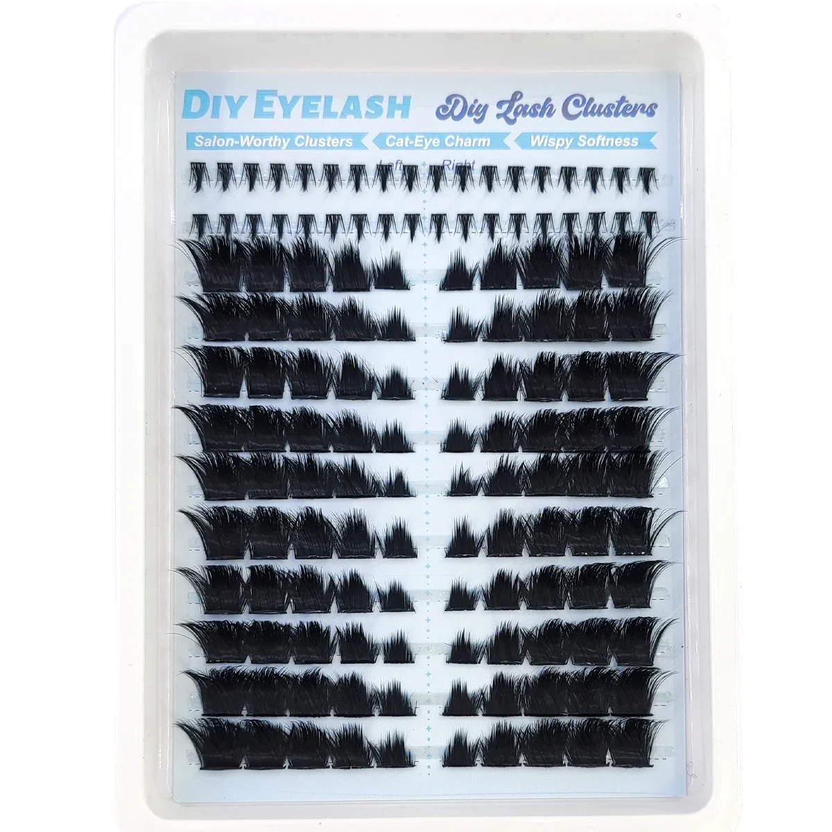 HBZGTLAD Dramatic False Eyelash Cluster Pre Mapping Cat Eye False Eyelash Extension Tablet False Eyelash Cluster Lower Eyelash