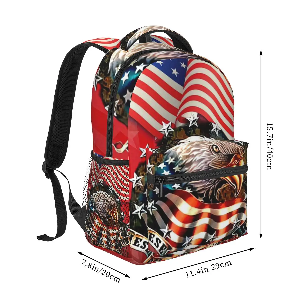 Eagle United States Backpack for Girls Boys Travel RucksackBackpacks for Teenage school bag