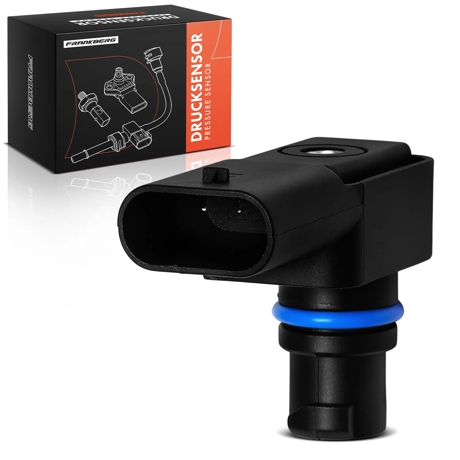Frankberg 1x Sensor Uitlaatdruk voor Mercedes-Benz A-Klasse W176 B-Klasse W242 CLA X117 C117 0009055002 A0009055002