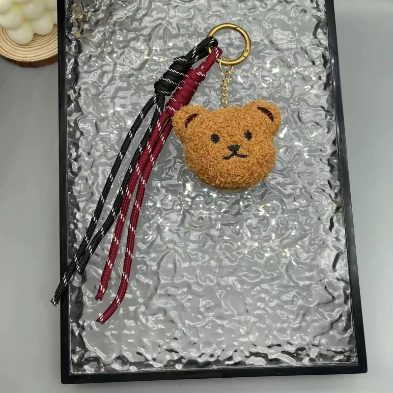 جميل الدب سحر سلاسل المفاتيح لطيف Y2K أفخم حلية قلادة سيارة كيرينغ ظهره الديكور حقيبة سحر مجوهرات فتاة هدية #2